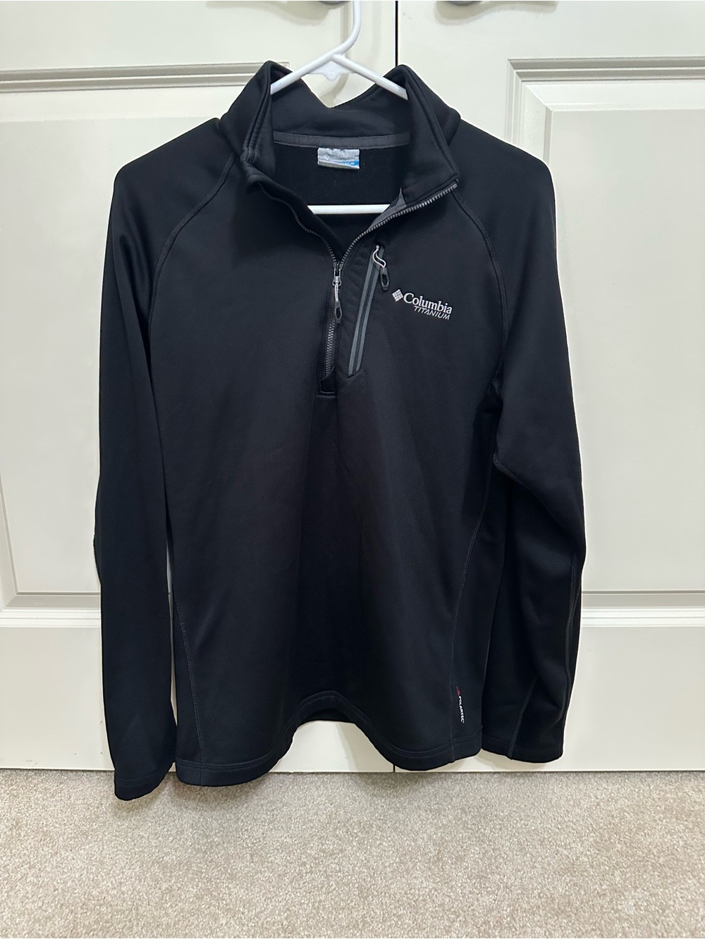 Columbia Titanium Black Half-Zip Performance Pullover